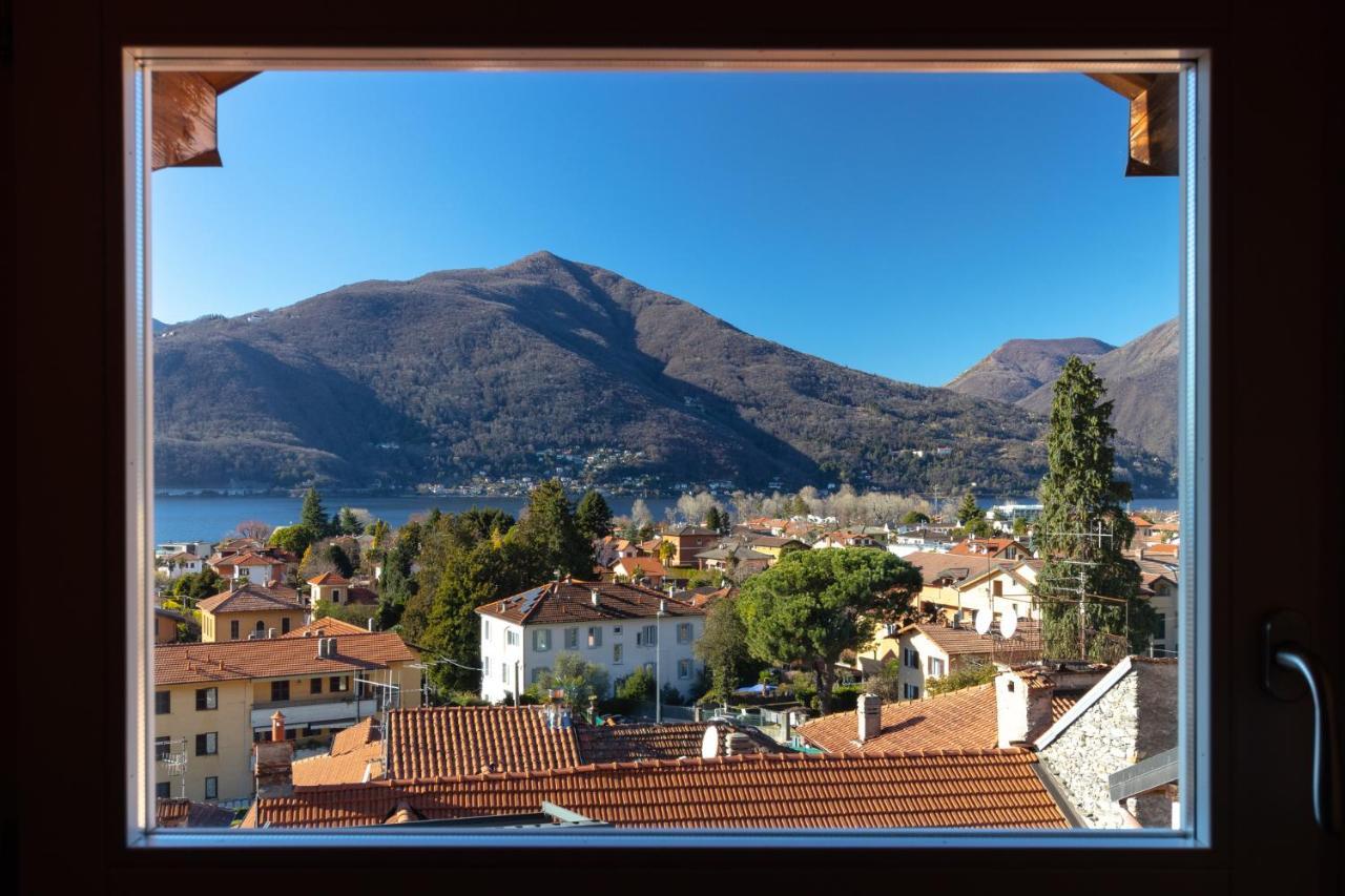 Casa Del Borgo "Aria & Acqua" Sul Lago Maggiore Maccagno Eksteriør bilde