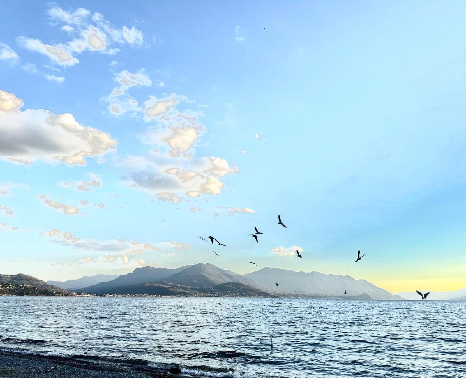 Casa Del Borgo "Aria & Acqua" Sul Lago Maggiore Maccagno Eksteriør bilde